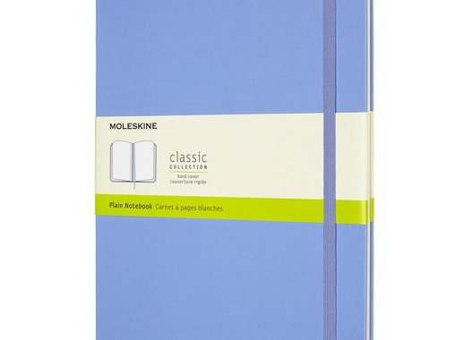 Блокнот Moleskine Classic Xlarge A5 96 листов без линовки голубой на сшивке (190x250 мм)